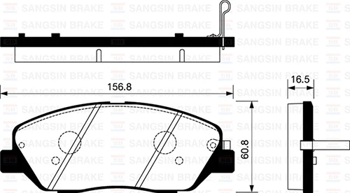 Ön Fren Balata Hyundai Santafe 2.0l 2.2l D4eb Crdi 06-12 / H3500 2.5l Crdi̇ 15-> / Kia Sorento 10-15 / Ssangyong Actyon Sport Korando 2.0l Xdi 11->