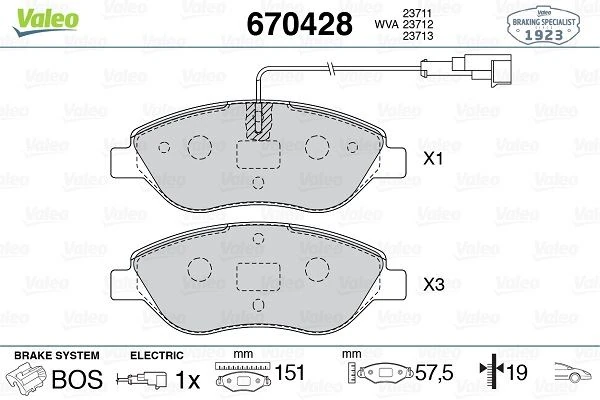 Ön Fren Balatasi Fi̇şli̇ Fiat Bravo II 08>14 Egea HB 15> Alfa Romeo Mito 08>15 Lancia Delta III 08>14 1.3d Mtj 1.4tb 1.6d Mtj 1.9d Mtj 2.0d Mtj Büyük Ti̇p