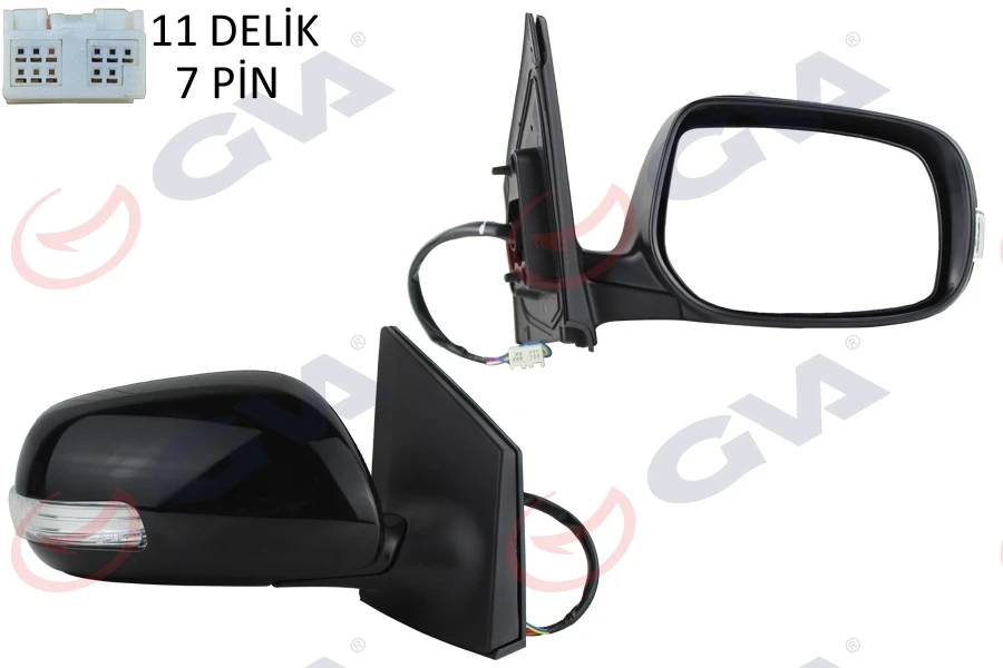 Dış Di̇ki̇z Aynası Sağ Corolla 10 Elektri̇kli̇ Isitmali Katlanir Si̇nyalli̇ Astarli Konveks 7 Fi̇ş Vm-6264nebr