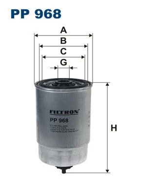 Filtron Yakıt Filtresi Alfa Romeo, Fiat, Peugeot, Renault