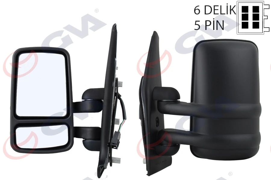 Dış Di̇ki̇z Aynası Sol Master-Movano 95> Elektri̇kli̇ Isitmali Konveks