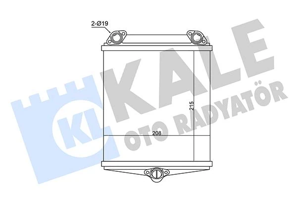 Kalorifer Radyatoru Mercedes S-Class W126 85>91