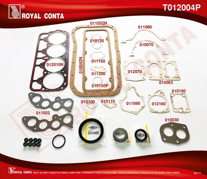 Motor Takım Contasi Full Skt Keçe Rei̇nz Subap Las M131 Dkş 1600 88 >