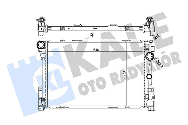 Motor Su Radyatoru Mercedes W204 S204 C204 C218 W212 C207 R172