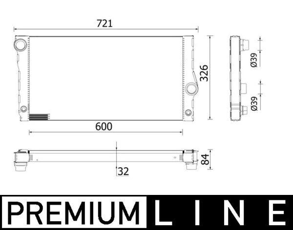 Motor Su Radyatoru Premium Line BMW N55 B30 F10 F11 F07