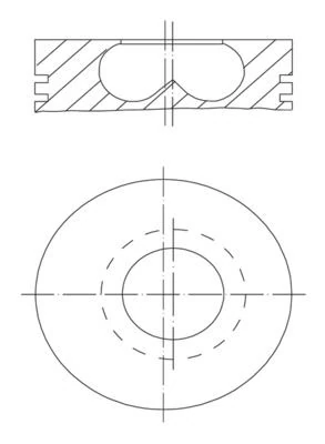 Piston Segman 84.50mm BMW B37 B47 F10 F20 F30 F40 G20 G30 G22 F32 F34 F36 G32 G11 F48 F15 Mini F54 F55 F56 F57 F60