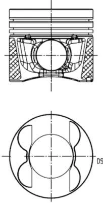 Piston Segman 0.50 83.50mm Mercedes Om651 W204 C218 W212 W166 W221 W639 B906 B907 B910