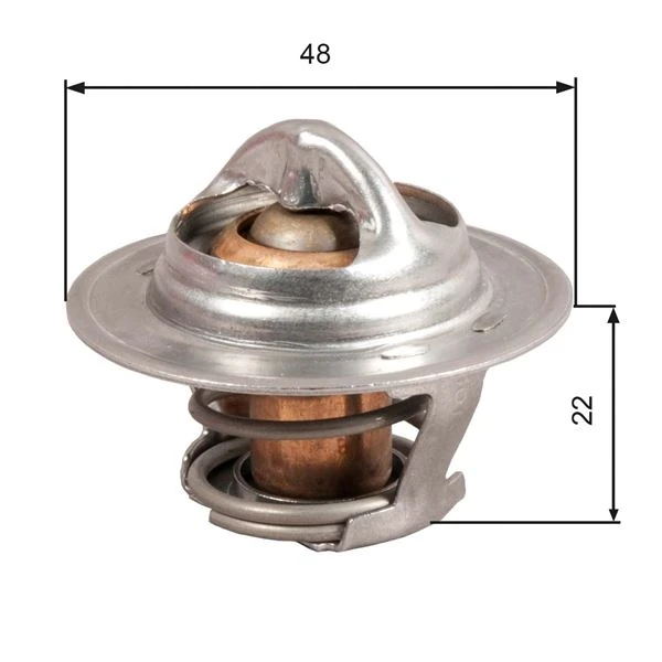 Termostat 92c Corsa A-B-Astra F-G-Vectra A-B-Ascona C-Kadett E-Cielo-Lanos