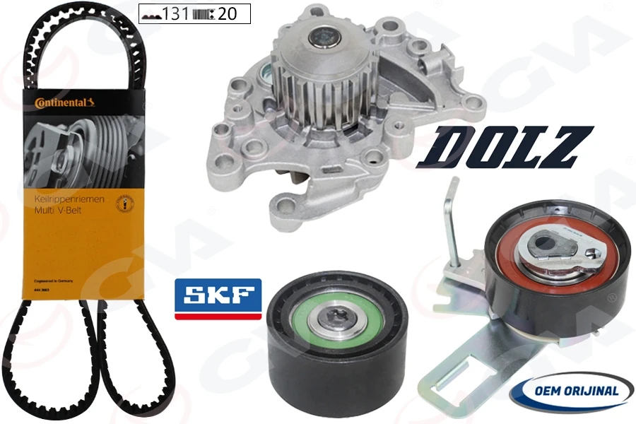 Gva Triger Kayış Seti Citroën, Ford, Peugeot