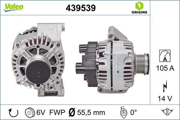 Alternatör Fiat Li̇nea-Doblo-Fiorino 1.3 Multi̇jet-Opel Astra H 1.3 105 Amper