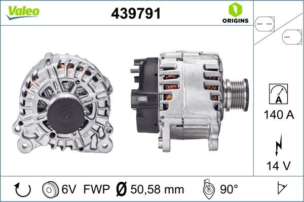 VALEO Alternatör AUDI, SEAT, VOLKSWAGEN