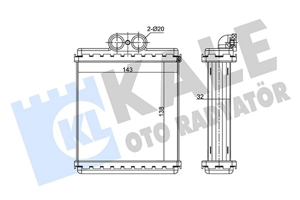 Kalori̇fer Radyatörü Suzuki Vitara 1.6l Se416. 2.0l Sv420. Sv620 90-98-Alemi̇nyum