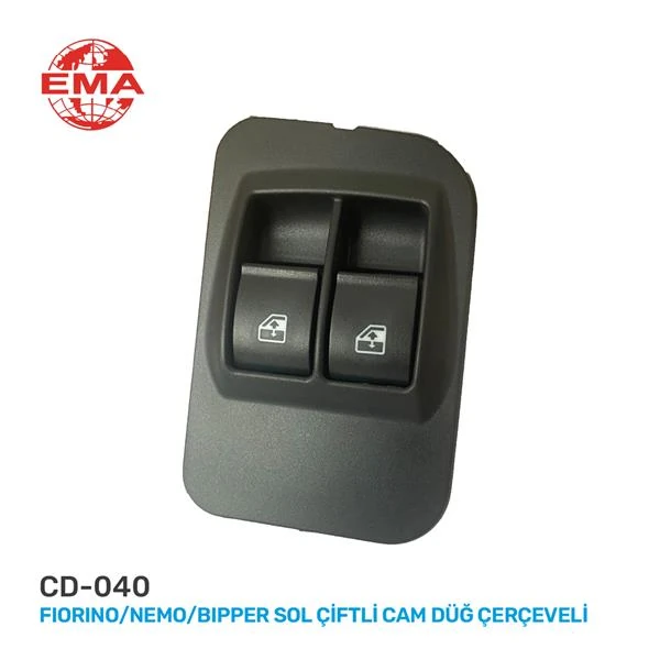 Cam Açma Düğmesi̇ Anahtari Sol Peugeot Bi̇pper Citroen Nemo Fiat Fiorino 08> Çi̇ftli̇-Çerçeveli̇