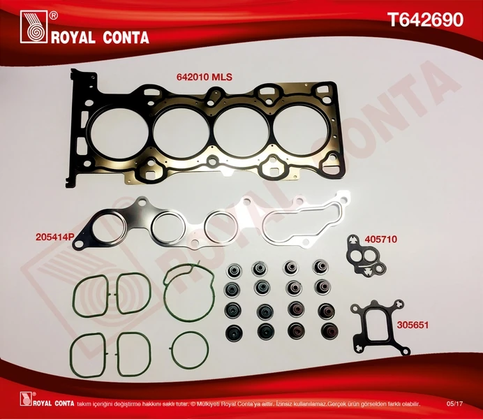 Üst Takım Conta Reinz S.lasti̇kli̇ Mondeo III-IV 2.0 16v 01-14 145hp Aoba/c-Aoda/b/e-Cjba/b-Tbba/b
