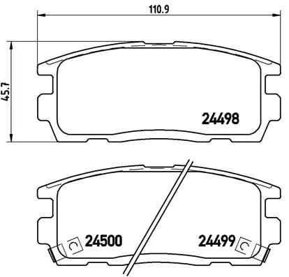 Arka Balata Antara 2.4-3.2 V6-2.0 Cdti 5.06 >10 > Capti̇va 2.0d 2.2d 2.4 3.0 3.2 06.06 >11 >