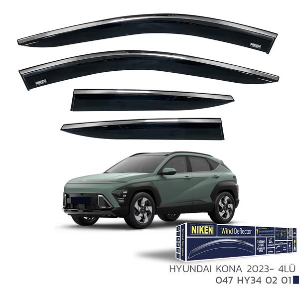 Kromlu Cam Rüzgarliği Hyundai Kona 2023-4lü