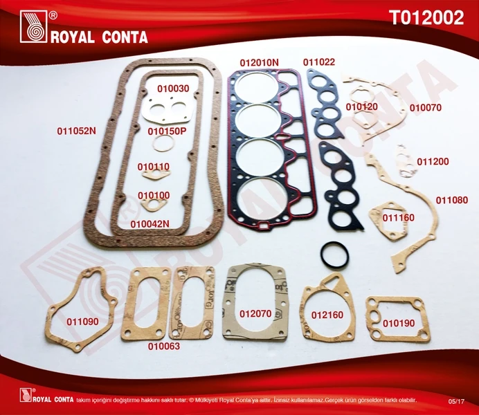 Motor Takım Conta Keçesi̇z M131 Dkş 1600