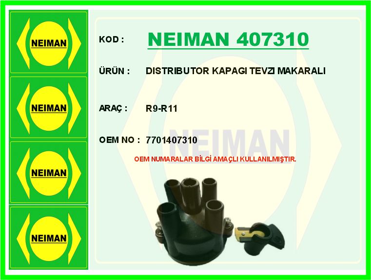 Distributor Kapagi Tevzi Makarali R9-R11