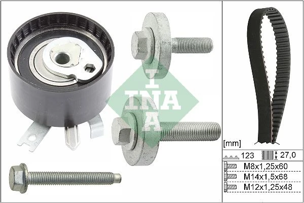 Triger Seti 123 Dis 27mm Clio II 01 06 Megane II 04 Kango 01 Micra III 04 Duster 10 1.5 Dci K9k Euro 3 Euro 4