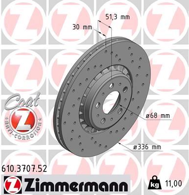 Ön Fren Aynası Adet Volvo Xc90 2.5t-D5-T6 2002-2010 17 Jant 336x30x5dlxhavali Deli̇kli̇ Delikli-986479202-Df4340s