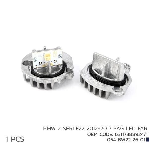 BMW 2 F22 2012-2017 Sağ LED Far Modl 63117388924/1