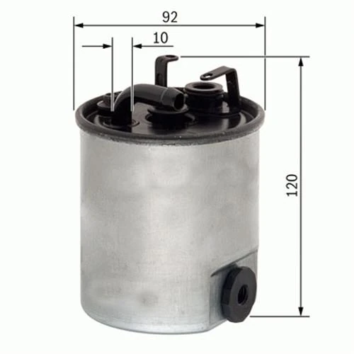 Yakıt Filtresi Mercedes Om611 Om668 W168 W414 W638 B901>b904