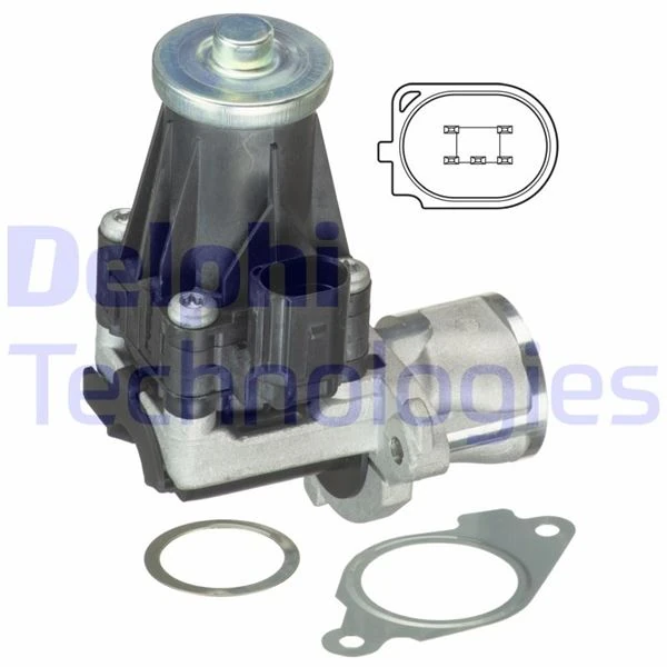 Egr Valfi̇ Opel Astra J 10 Corsa D 06 Fiat Doblo 10 Panda 12 Grande Punto 06 Punto Evo 10 1.3d Mtj-Cdti̇