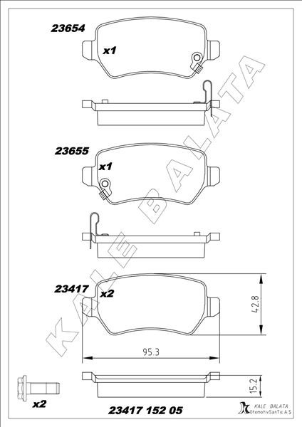 Arka Fren Balata Kia Ceed 1.6l G4fj T-GDI 13-/ 1.6l D4fb Crdi Dizel 12-/ Venga 1.4l 1.6l 10-19