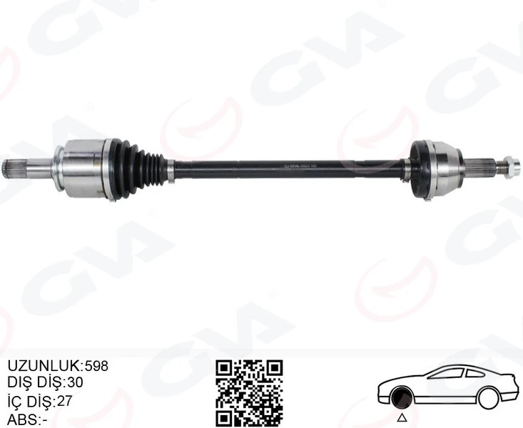 Komple Aks Arka Sol Defender L663 Discovery 5 L462 R.r 4 Vogue L405 R.r Sport 2 L494 837mm