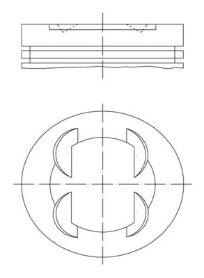 Pi̇ston Segman 0.50 Astra J-Corsa D-E Meriva B-Adam-Aveo 1.4 16v A/b14xer-Xel-Xfl-Xej 73.90mm