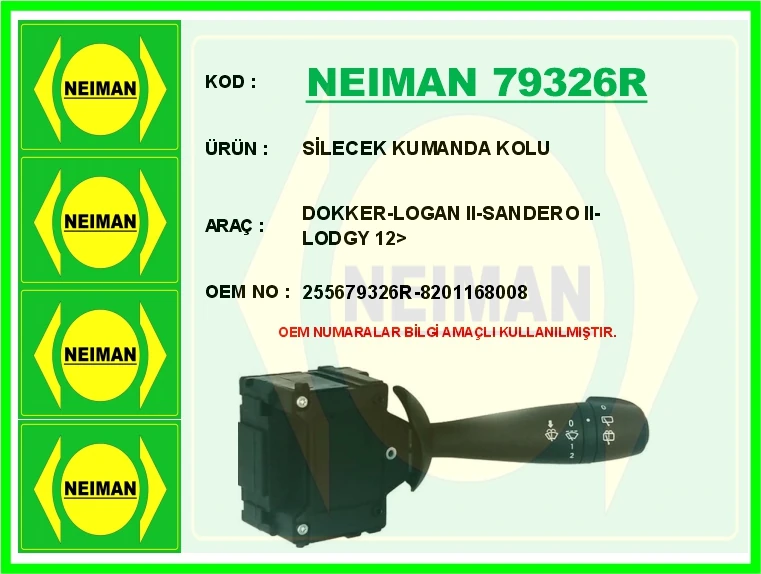 Si̇lecek Kumanda Kolu Dokker-Logan II-Sandero II-Lodgy 12>