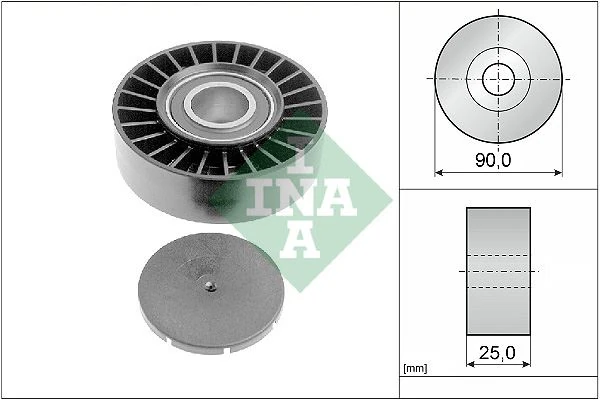 Alternatör Gergi̇ Rulmanı Kanalsiz T4-Lt 2.4-2.5 TDI Aja-Acv-Anj-Avr