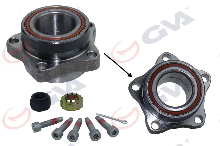 Ön Teker Rulmanı Alçak Tavan Transit V347-V348 2.2 Tdci-2.4 Tdci 06 > 45x117x57 ABS Si̇z 5 Bi̇jon