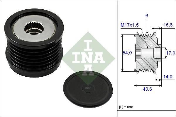 Alternatör Kasnaği Fiat Egea 16> 500l 12> 500x 14> Bravo II 07>14 Alfa Romeo Giulietta 10>16 Jeep Renegade 14> Suzuki̇ Vi̇tara 13> 1.6d Mtj 6 Kanal