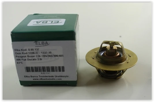 Termostat 83c Peugeot P106-P205-P306-P309-P405-P605-P104-P806-Partner-Boxer Citroen Berlingo-Xsara-Saxo-Jumper-Xantia-Zx-Bx-Ax-Xm Renault R11-Flash-R9-R19 Dzl-Laguna 93-01-Kangoo-Ducato