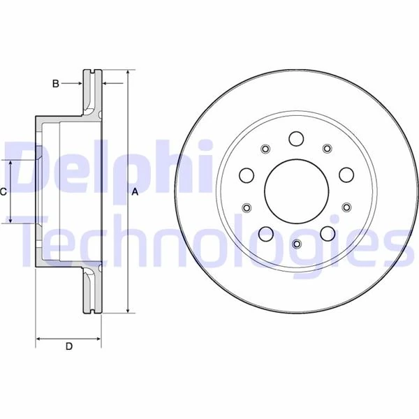 Fren Di̇ski̇ Arka Fiat Ducato 06 Peugoet Boxer 06 Citroen Jumper 06 300x22x19.9mm