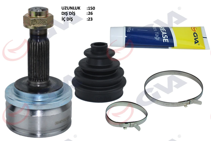 Aks Kafasi Dış Toyota Auris. Corolla 1.33l 1nr-Fe Nre150 10-> 1.6l Zre151 Zze150 07-> 1.4l 1ndtv Nde150 07-> Avensis 1.6l Zrt270 09-> / Verso 1.6l Zgr20 09-> ABS Li 26x23x61.2-ABS 48 Dış