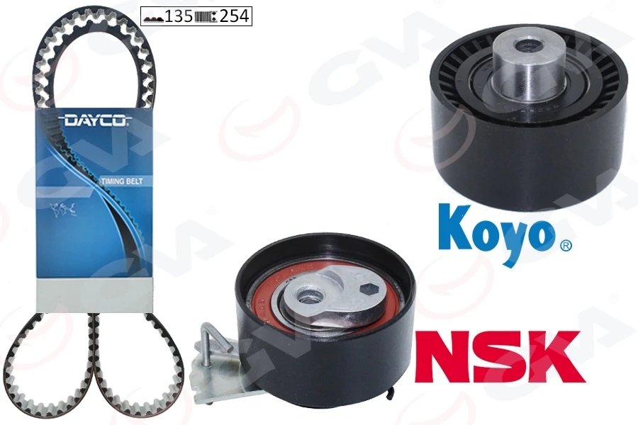 Eksantri̇k Gergi̇ Ki̇ti̇ 135x254 P206-207-307-1007-C2-C3-C4 1.4 16v Kfu Et3j4 K015615xs