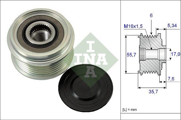 Alternator Kasnagi Mercedes W202 S202 W210 W638 . Chevrolet Captiva Epica Lacetti 2.0 Cdti 07