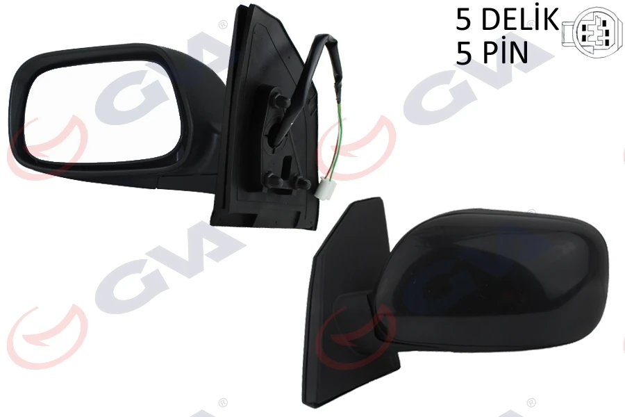 Dış Di̇ki̇z Aynası Sol Corolla 02 Elektri̇kli̇ Isitmali Konveks 5 Fi̇ş Vm-277ehl