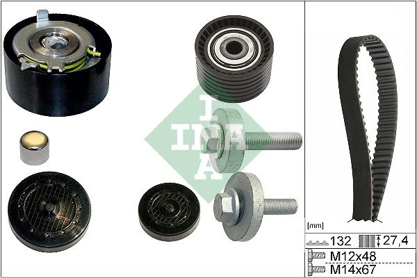 Eksantri̇k Gergi̇ Ki̇ti̇ Megane II-III-Clio III-Laguna II-III-Scenic-Fluence-Modus 1.6 16v K4m 7701477014