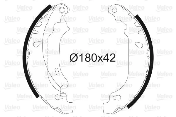 Arka Pabuç Balata Clio II 98 05 Symbol II 08 Logan 04 11 Sandero 08 11 180x40