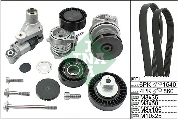 Kanalli Kayis Seti BMW M50 M52 M54 E46 E39 E53 E85 Devirdaimli. Kutuklu
