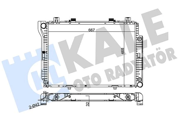 Motor Su Radyatoru Mercedes S-Class W140 93 98