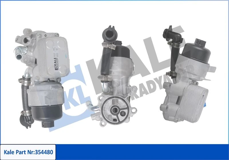 Yağ Soğutucusu Komple Ford Mondeo-Kuga 07> Peugeot C4-C5-407-508 04> Volvo S40-V50 06> 2.0 Hdi̇-Tdc İ