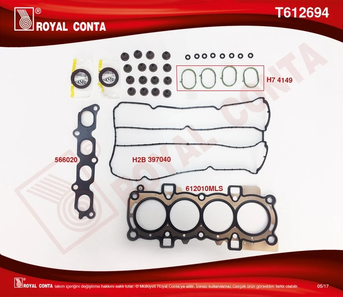 Üst Takım Conta Skt Keçeli̇ S Lasti̇kli̇ Skc .fiesta Vi 1.4 16v 97hp 10/08 >