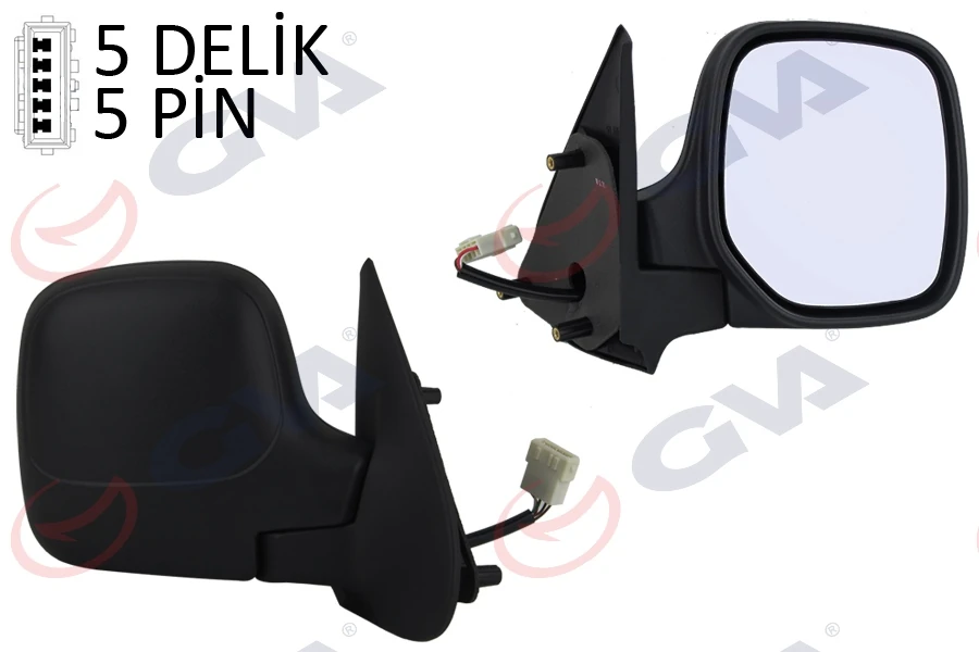 Dış Di̇ki̇z Aynası Sağ Berlingo-Partner 97> Elektri̇kli̇ Isitmali Konveks 5 Fi̇ş Vm-118ehr