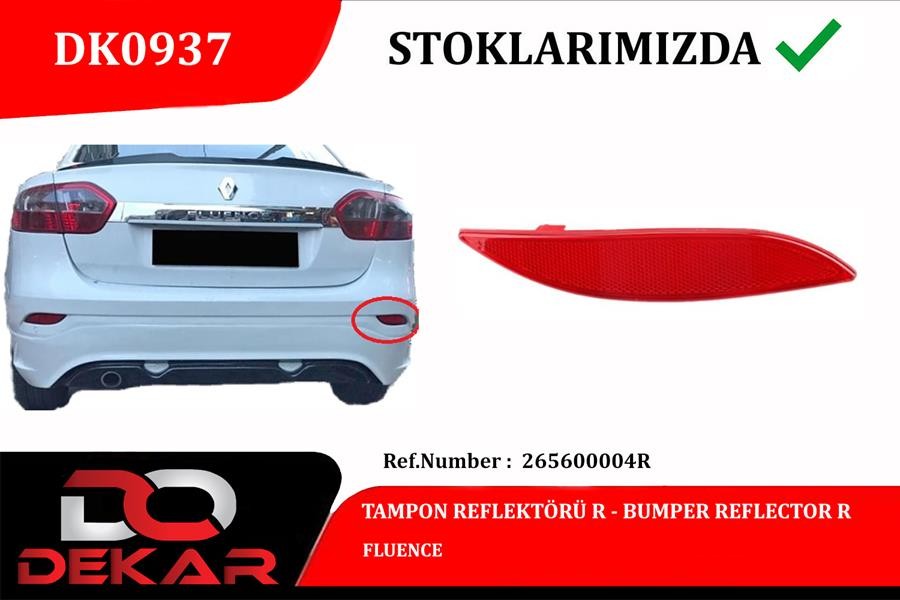 DEKAR Tampon Reflektörü RENAULT