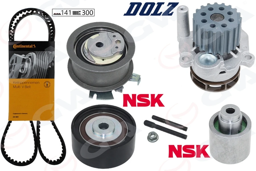 Devi̇rdai̇mli̇ Eksantri̇k Gergi̇ Ki̇ti̇ Passat-Jetta-Golf5-Octavia-A3-A6 2.0tdi 07-11 Bkp-Bkd-Bre-Blb