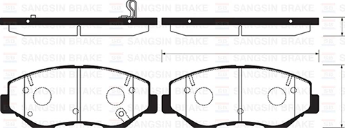 Ön Fren Balata Honda Civic 1.6l R16b 4 Kapı Sedan Benzinli Fc5 Kasa 16-> / Cr-V 2.0l K20 Rd Kasa 02-06